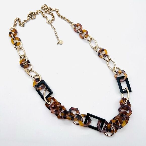 ‎Talbot’s tortoise & gold tone chunky necklace - Picture 6 of 10